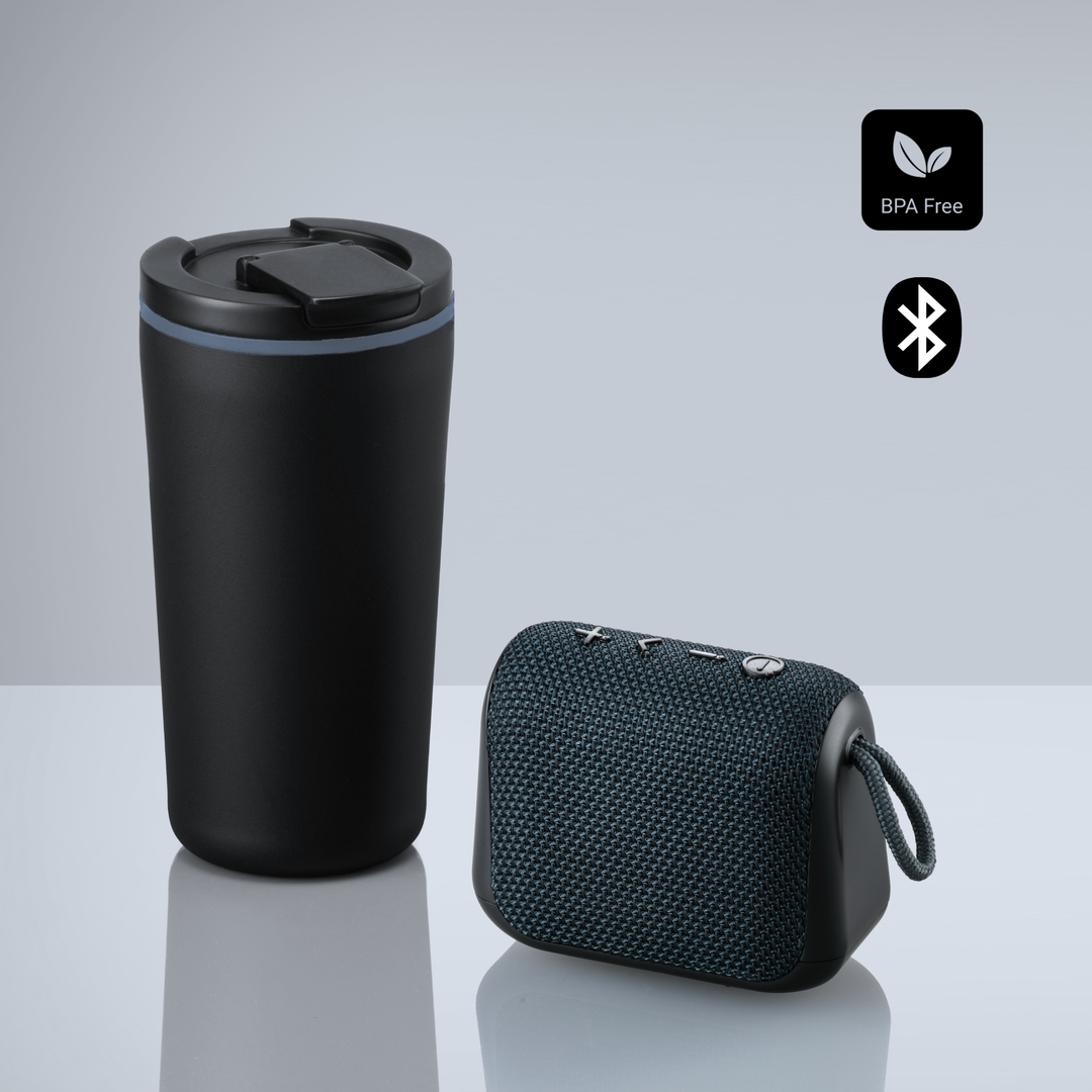 Everyday Set: coffee mug 370 ml & wireless speaker