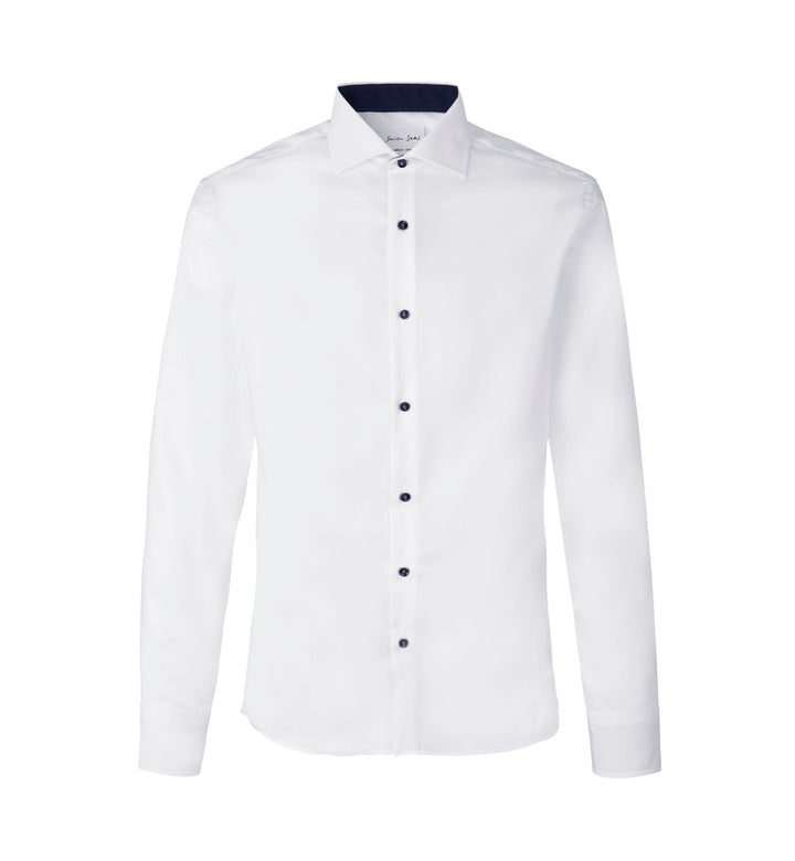 SEVEN SEAS Fine Twill Contrast | slim
