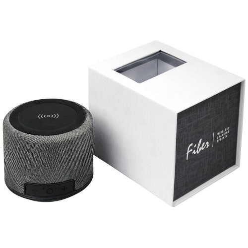 Fiber 3W Bluetooth®-højttaler med trådløs opladning