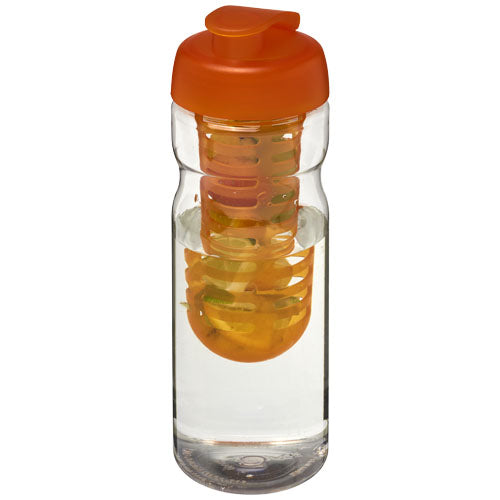 H2O Active® Base 650 ml drikkeflaske med fliplåg & infuser