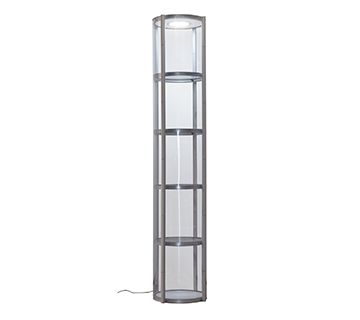 Udstillingsmontre - GoGoTwist 02 - Round Ø: 56 x H: 250 cm