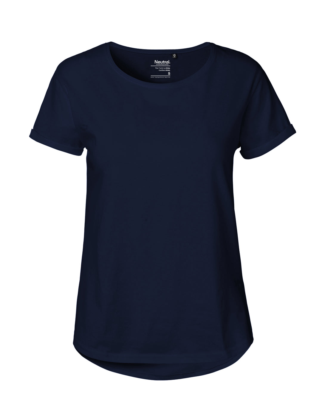 Ladies Roll Up Sleeve T-shirt