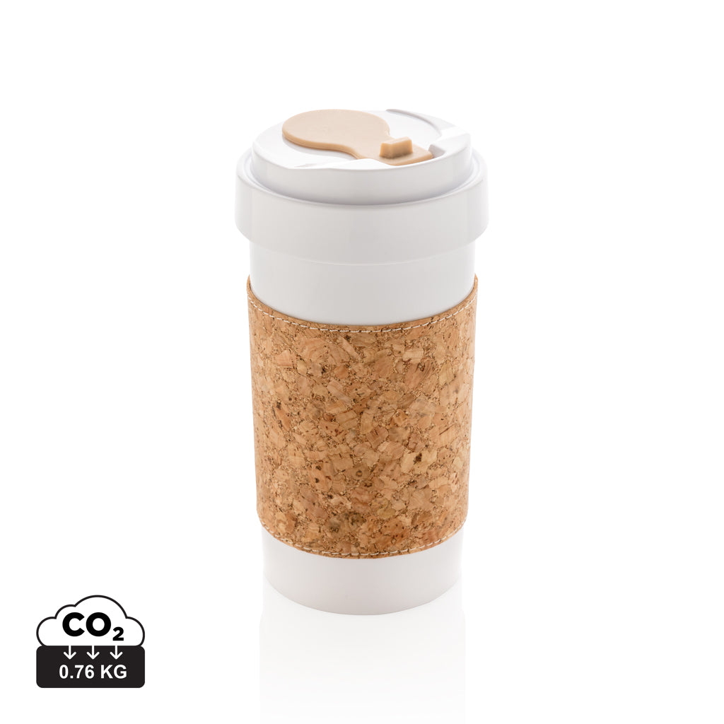 PLA 400 ml krus med kork omslag